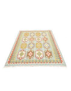 Kilim 126x184 Cm Kilim, Afghanistan, Lana Cardata A Mano 2