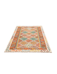 Kilim 126x172 Cm Kilim, Afghanistan, Lana Cardata A Mano 2