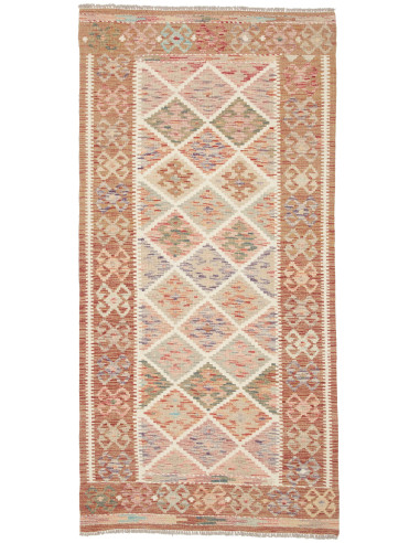 Kilim 100x202 Cm Kilim Afghanistan Lana Cardata A Mano