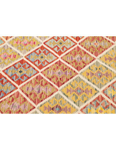 Kilim 124x184 Cm Kilim Afghanistan Hand-carded Wool Cotton