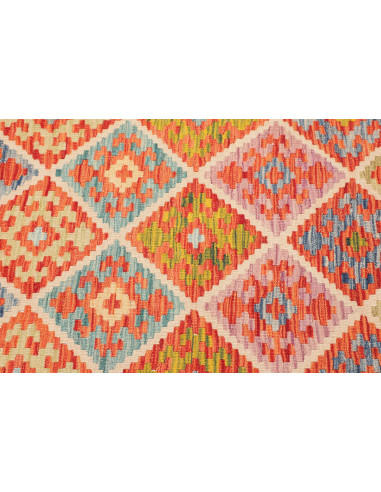 Kilim 126x180 Cm Kilim, Afghanistan, Hand-carded Wool warp: