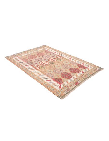 Kilim 126x178 Cm Kilim, Afghanistan, Hand-carded Wool,