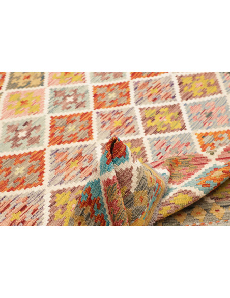 Kilim 152x201 Cm Kilim Afghanistan Lana Cardata A Mano