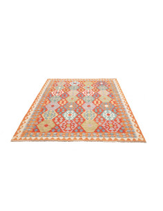 Kilim 174x234 Cm Kilim, Afghanistan, Hand-carded Wool warp: 2