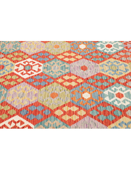 Kilim 174x234 Cm Kilim, Afghanistan, Lana Cardata A Mano