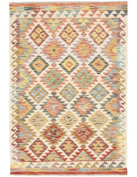 Kilim 103x151 Cm Kilim, Afghanistan, Lana Cardata A Mano
