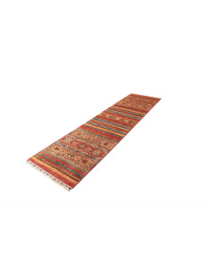 Rug Samarkand Pakistan red grey 79x308 2