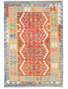 Kilim 103x147 Cm Kilim, Afghanistan, Lana Cardata A Mano