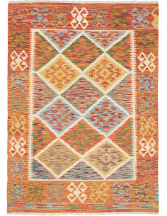 Kilim 105x145 Cm Kilim Afghanistan Lana Cardata A Mano 0.3