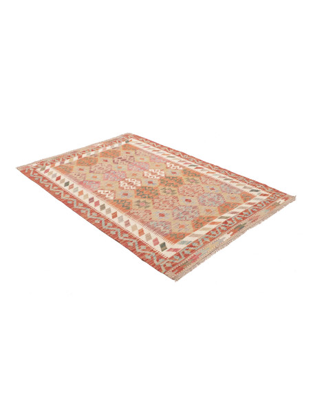 Kilim 127x180 Cm Kilim, Afghanistan, Hand-carded Wool,
