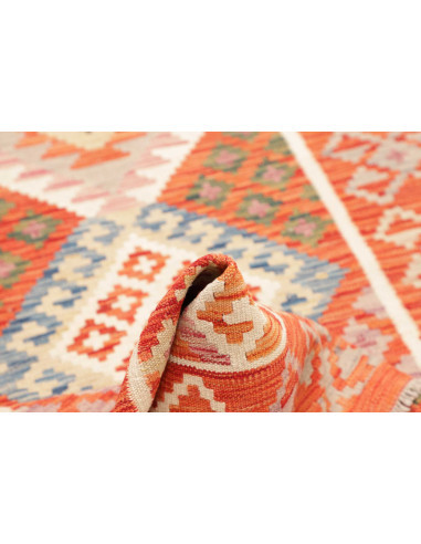 Kilim 103x195 Cm Kilim, Afghanistan, Hand-carded Wool warp: