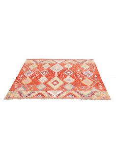Kilim 146x161 Cm Kilim, Afghanistan, Lana Cardata A Mano, 2