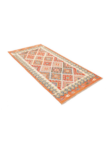 Kilim 102x198 Cm Kilim, Afghanistan, Lana Cardata A Mano,