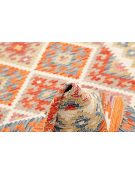 Kilim 102x198 Cm Kilim, Afghanistan, Lana Cardata A Mano,