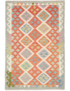 Kilim 101x150 Cm Kilim, Afghanistan, Lana Cardata A Mano