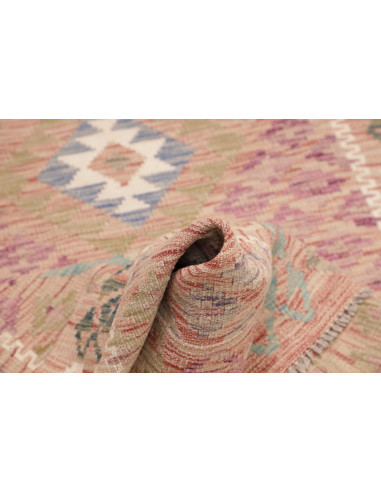 Kilim 98x142 Cm Kilim, Afghanistan, Hand-carded Wool warp: