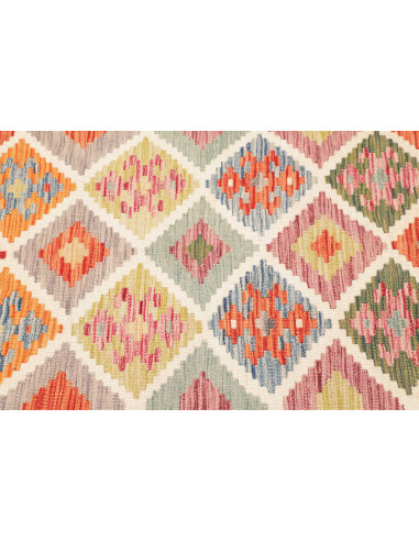 Kilim 100x141 Cm Kilim, Afghanistan, Hand-carded Wool warp: