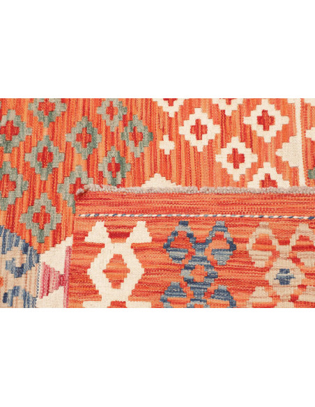 Kilim 104x149 Cm Kilim Afghanistan Hand-carded Wool, Cotton