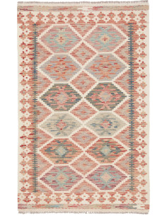 Kilim 95x151 Cm Kilim Afghanistan, Hand-carded Wool cotton