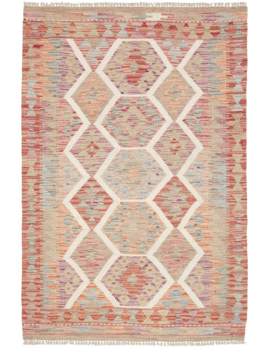 Kilim 98x147 Cm Kilim, Afghanistan, Lana Cardata A Mano