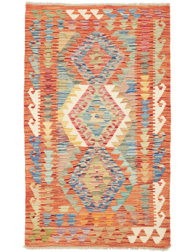 Tappeto Kilim Afghanistan marrone 80x130
