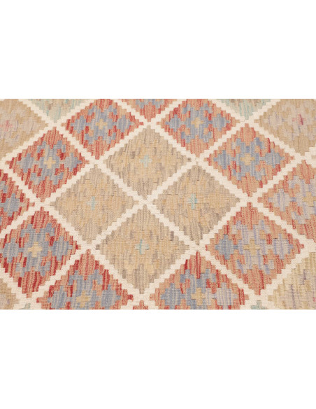 Kilim 99x145 Cm Afghan Kilim, Hand-carded Wool, Cotton