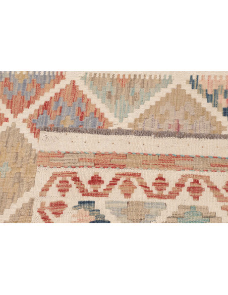 Kilim 99x145 Cm Afghan Kilim, Hand-carded Wool, Cotton