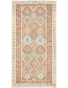 Kilim 104x184 Cm Kilim Afghanistan Lana Cotone 0.3 Cm