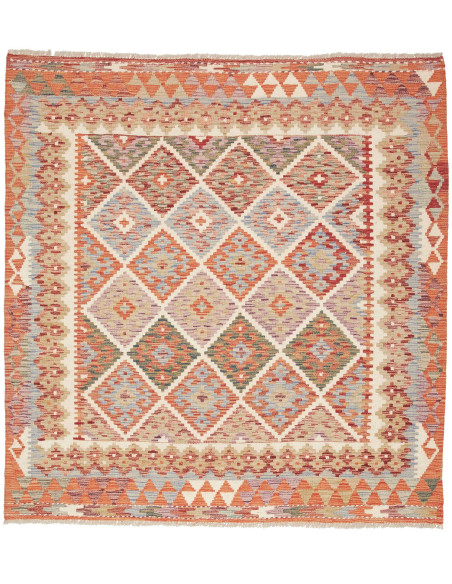 Kilim 153x160 Cm Kilim Afghanistan, Lana Cardata A Mano