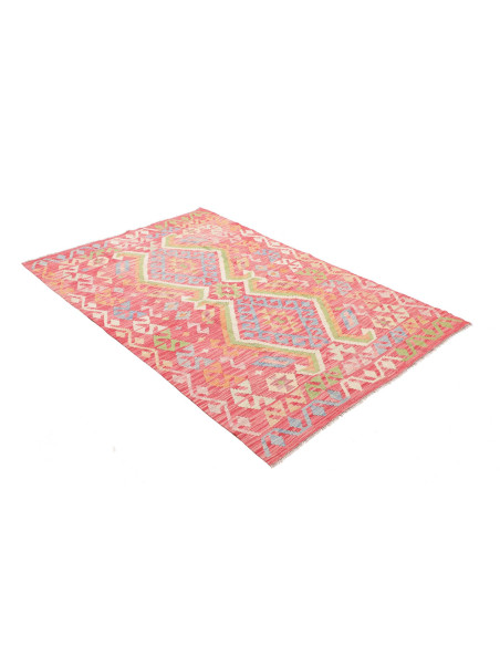 Kilim 126x187 Cm Kilim, Afghanistan, Hand-carded Wool