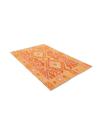 Kilim 126x188 Cm Kilim, Afghanistan, Lana Cardata A Mano