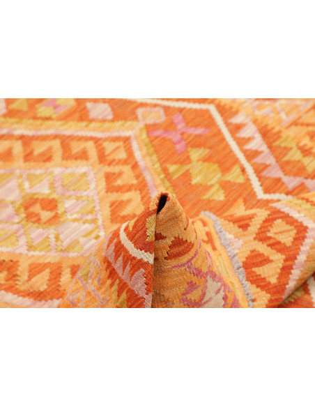 Kilim 126x188 Cm Kilim, Afghanistan, Lana Cardata A Mano