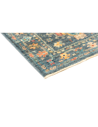 Tappeto Tribal Pakistan azzurro bianco 78x123