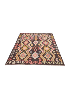 Kilim 129x175 Cm Kilim Afghanistan Hand-carded Wool warp: 2