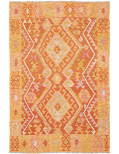 Kilim 126x188 Cm Kilim, Afghanistan, Lana Cardata A Mano