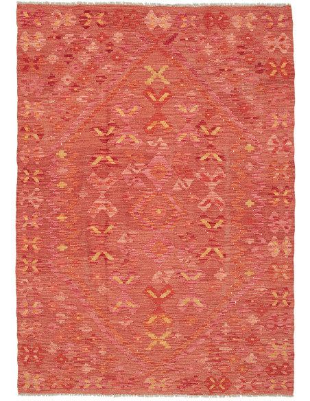 Kilim 128x185 Cm Kilim, Afghanistan, Lana Cardata A Mano