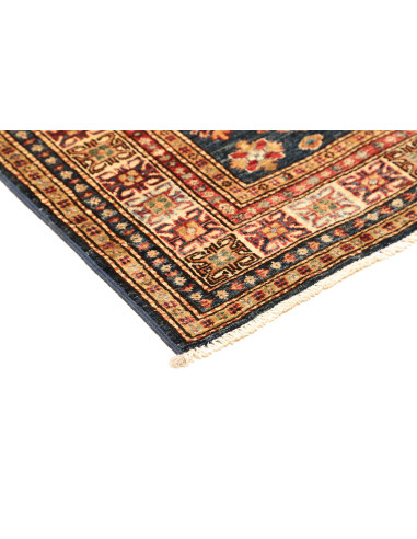 Rug Kazak Fine Pakistan maroon grey 98x147