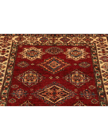 Tappeto Kazak Fine Pakistan marrone giallo 100x140