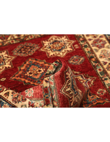 Tappeto Kazak Fine Pakistan marrone giallo 100x140