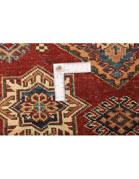 Tappeto Kazak Fine Pakistan marrone giallo 100x140