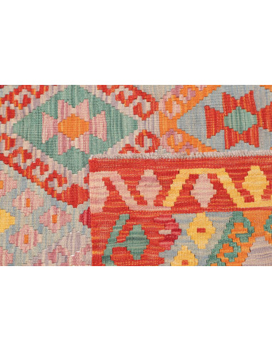 Kilim 129x168 Cm Kilim Afghanistan Lana Cardata A Mano