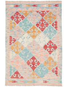Kilim 101x149 Cm Kilim Afghanistan, Lana Cardata A Mano, 0.3