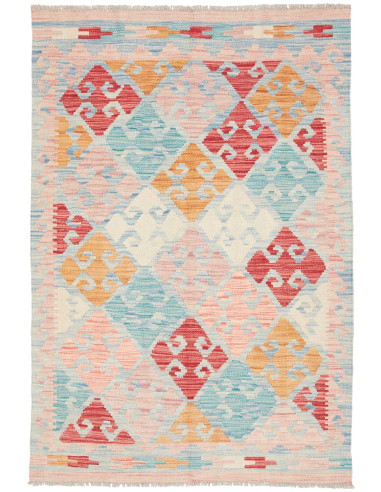 Kilim 101x149 Cm Kilim Afghanistan, Hand-carded Wool, 0.3 Cm
