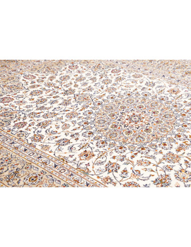 Kashan 205x325 Cm Kashan, Persia, Hand-carded Wool warp: