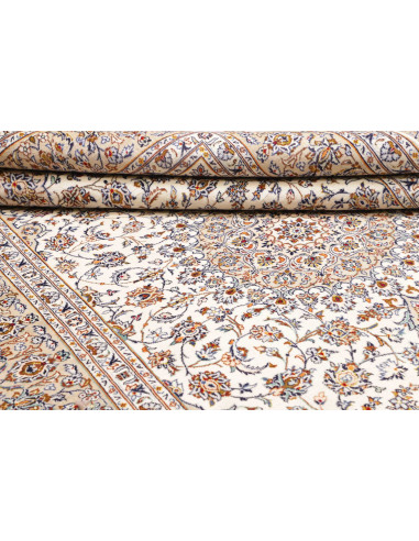 Kashan 205x325 Cm Kashan, Persia, Lana Cardata A Mano