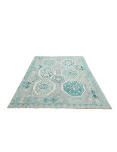 Kilim 158x215 Cm Kilim Afghanistan. Hand-carded Wool. 2