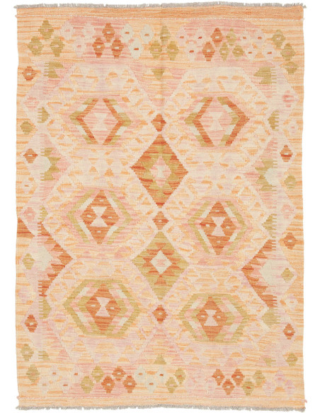 Kilim 106x146 Cm Kilim, Afghanistan, Lana Cardata A Mano