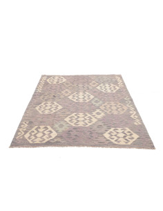 Kilim 134x175 Cm Kilim, Afghanistan, Hand-carded Wool warp: 2