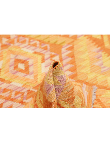 Kilim 99x147 Cm Kilim Afghanistan Lana Cardata A Mano Cotone