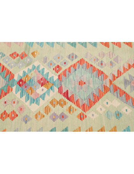 Kilim 97x145 Cm Kilim Afghanistan Lana Cardata A Mano Cotone